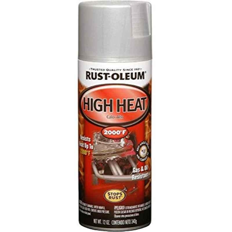 Rust-Oleum 12Oz 248904 High Heat Enamel Flat Aluminum Spray Paint
