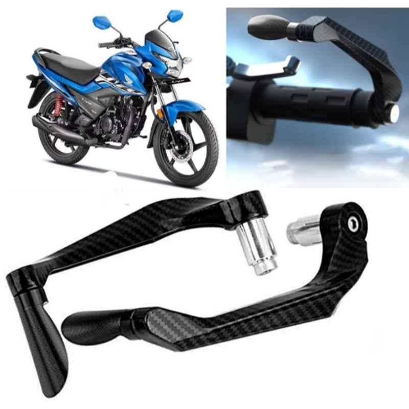 Auto Pearl 2 Pcs Aluminium Carbon Black Brake Clutch Lever Set for Honda Livo BS6