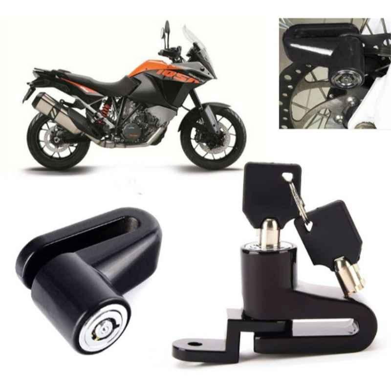 Auto Pearl Steel Black Disc Brake Lock, Lock_450
