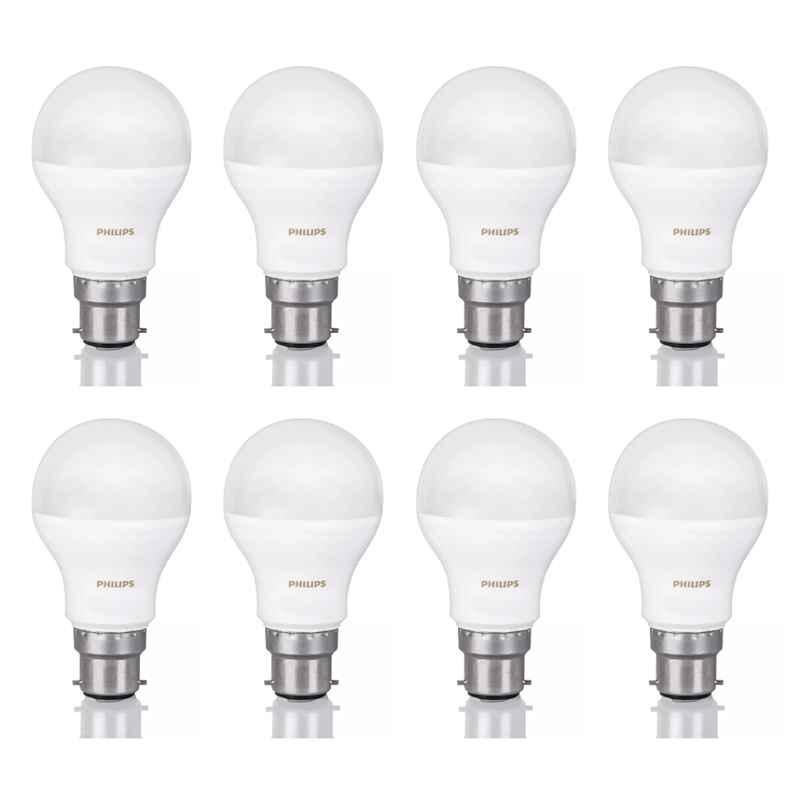 Philips 9W Cool Day White Standard B22 LED Bulb, 929001198422 (Pack of 8)