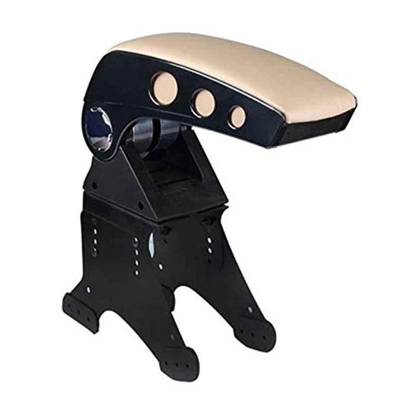 Kozdiko Beige Chrome Finish Car Armrest for Tata Safari