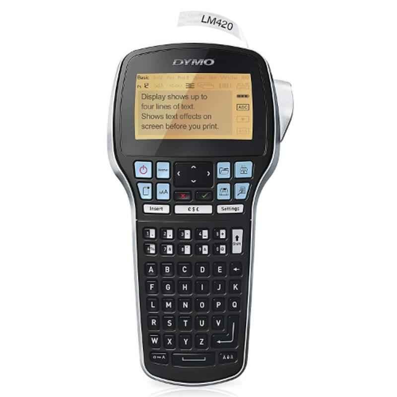 DYMO Labelmanager-420P High Performance Rechargeable Portable Label Maker with Computer Connection