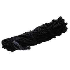 AOW Leg Guard Rope, Extra Long 28 Meters Long & Heavy Leg Guard Rope (Black) FOR Bullet Super|Thunderbird