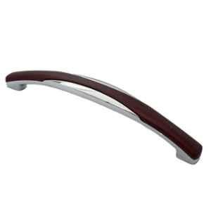 RAB Megna 160mm Zinc Walnut Wardrobe Pull Handle (Pack of 2)