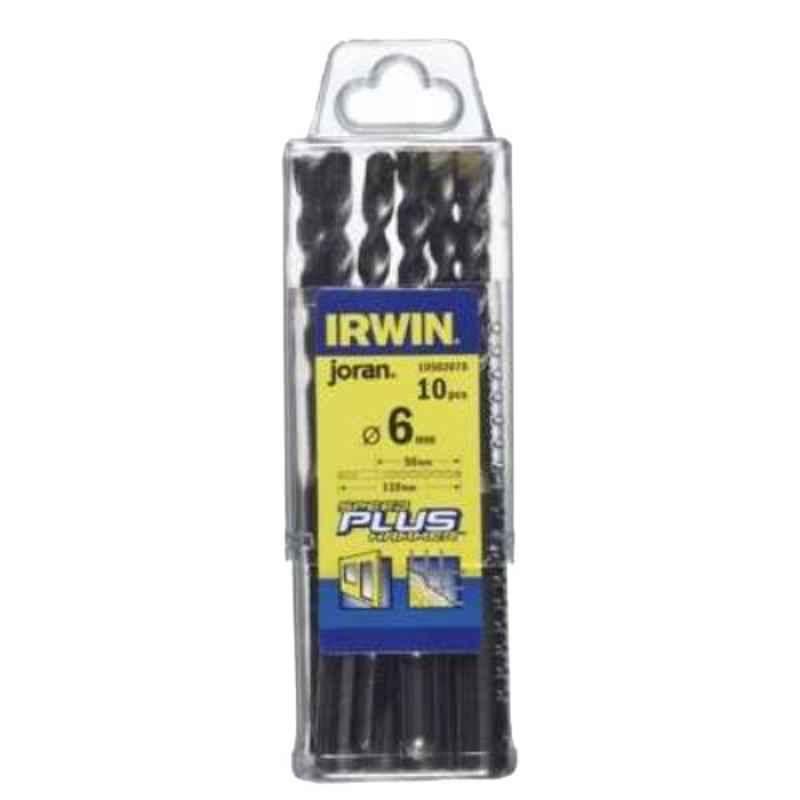 Irwin 10Pcs 10mm Joran Speed Hammer Plus Power Drill Bit Set, 10502085