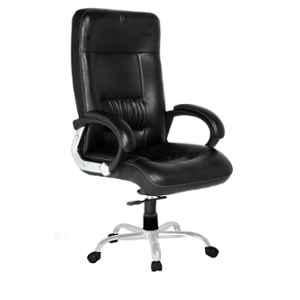 High Living Apollo Leatherette High Back Black Office Chair