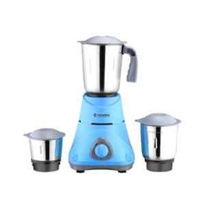 Candes Bolt 550W Plastic Blue & Grey Mixer Grinder with 3 Jar, BoltMgBG1cc