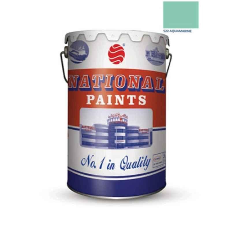 National Paints 3.6L Aquamarine Plastic Emulsion, NP-522-3.6