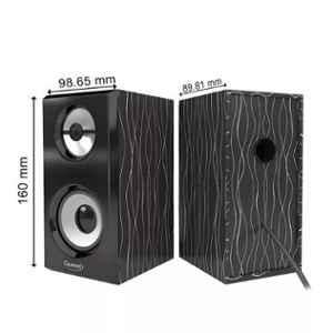 Quantum QHM636 Cherry Usb 2.0 Wooden Speaker