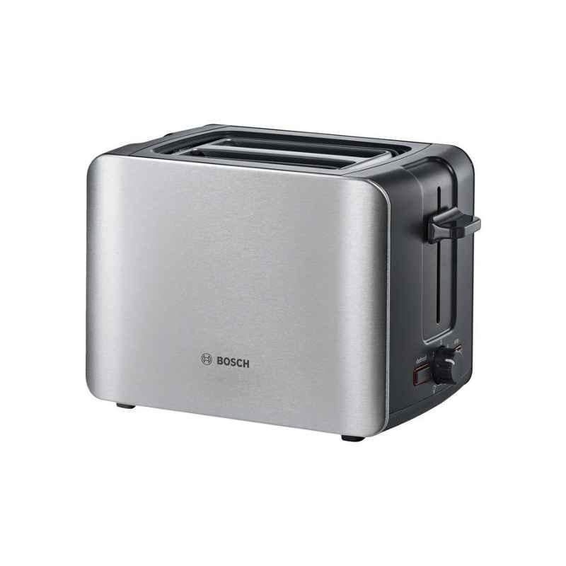 Bosch TAT6A913IN 1090W Stainless Steel Compact Toaster, 4242005104956