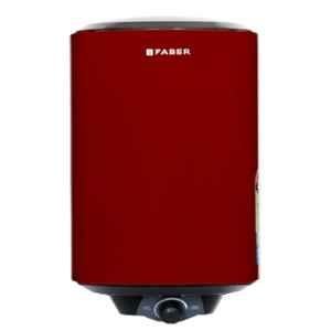 Faber JAZZ Elite 25V 25 Litre 2000W 8bar Wine Red Vertical Storage Geyser with 2 Years Warranty