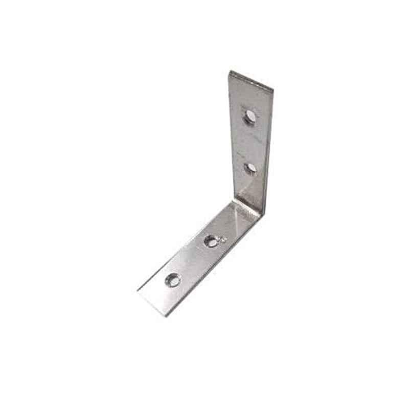 Abbasali 8 Pcs 1 inch Galvanised Iron Right Bracket Angle Set
