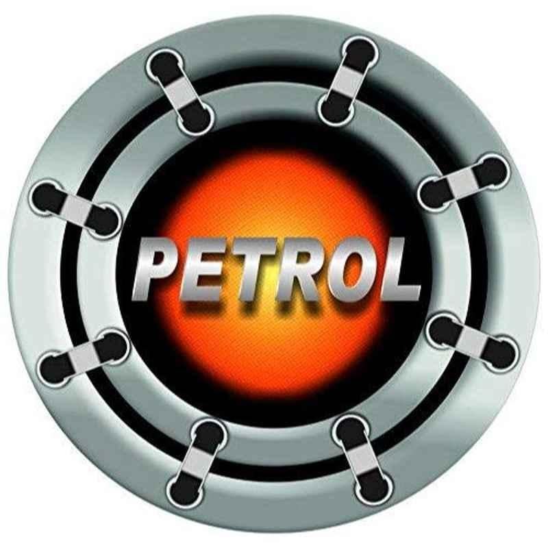 Buy indnone® Petrol Holic Logo Sticker Car Sticker for Car. Car Sticker  Stylish Fuel Lid |Black & Yellow Standard Size