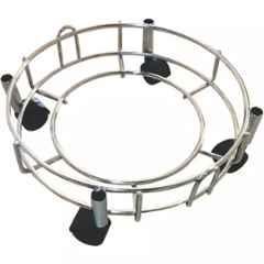 Harrison 290mm Stainless Steel Cylinder Trolley Basket, 01179