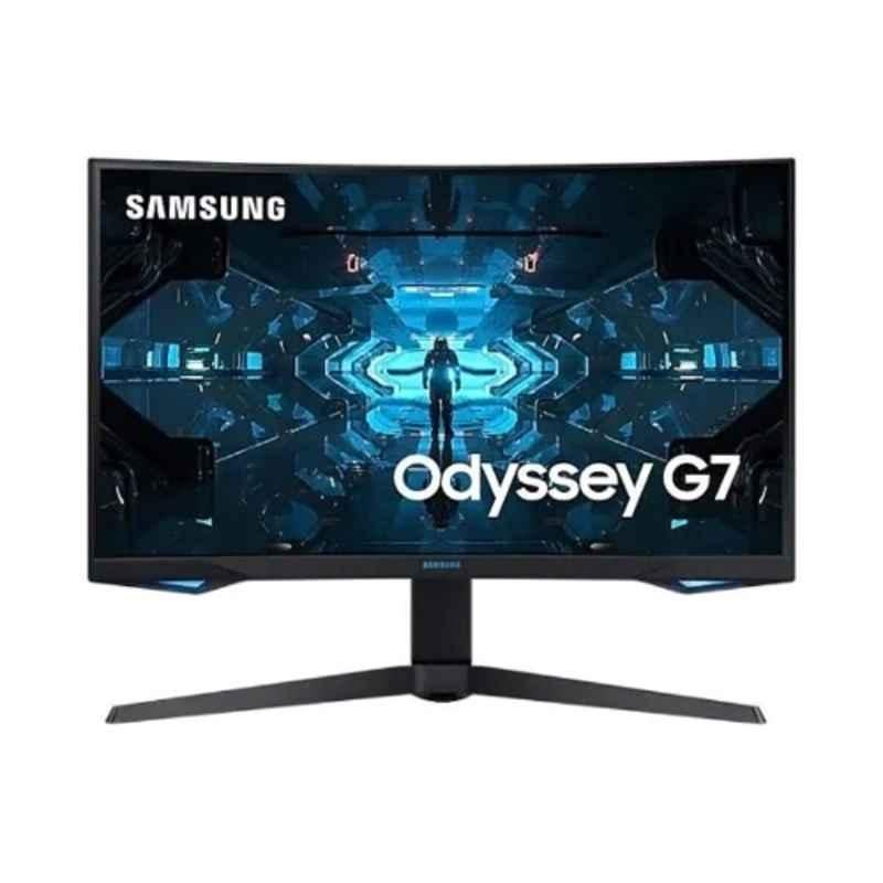 Samsung 26.9 inch Odyssey G7 1000R Black Curved Gaming Monitor, LCG75TQSMXUE