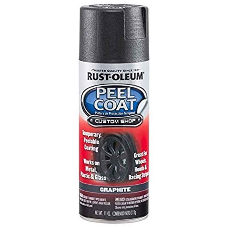 Rust-Oleum PEEL COAT 11oz Graphite Automotive Coating Spray, 284320