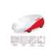 Elegant White & Red Water Resistant Car Body Cover for Hyundai Tucson