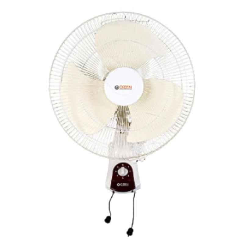 OZEN 55W Ivory High Speed Wall Mounted Fan, OZ-F301-IVY, Sweep: 400mm