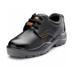 Acme Neutron AP-13 Black Composite Toe Leather Safety Shoes, Size: 8