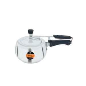 Sigri-Wala 3.5 Litre Apple Arc Inner Lid Induction Bottom Aluminium Silver Pressure Cooker