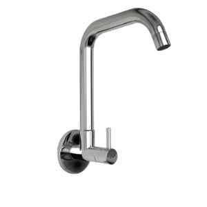 ZAP Elixir Brass & Stainless Steel L Bend Spout Kitchen Sink Tap
