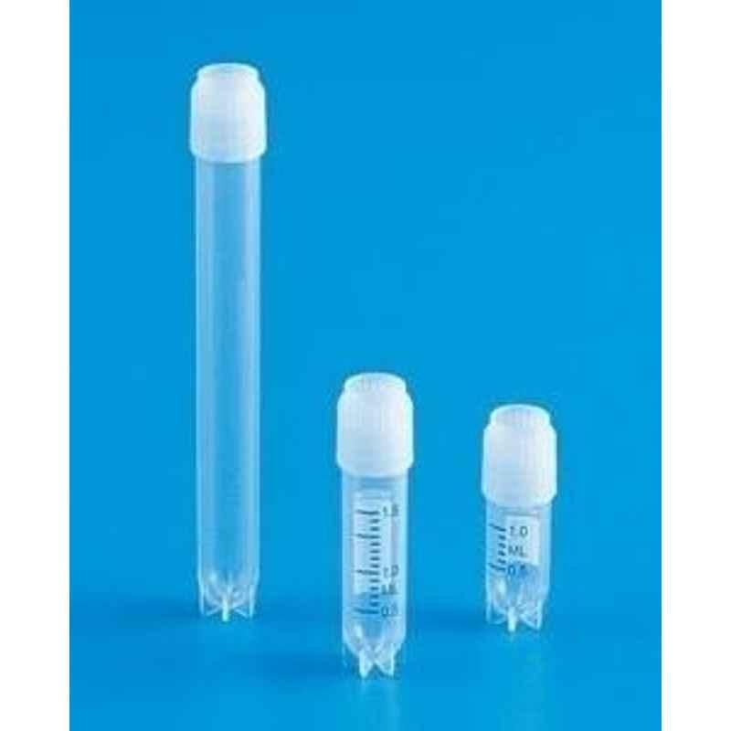 Tarsons 523184 PP/HDPE 1.8 ml Cryochill Internal Thread Vial Sterile With Silicone Washer
