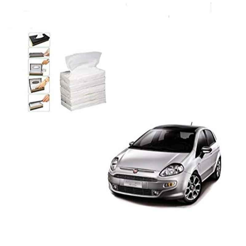 Kozdiko 100 Pulls Dispenser Box Refiller Tissue Paper with 200 Sheets for Fiat Punto Evo (Pack of 5)