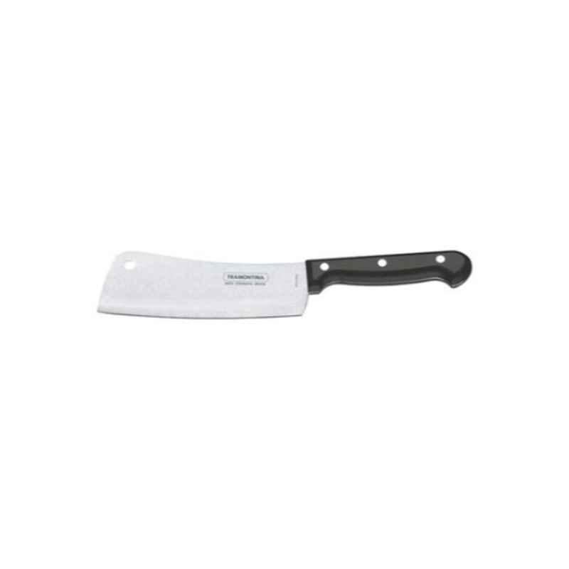Tramontina 6 inch Stainless Steel Silver & Black Cleaver, 7891112068315