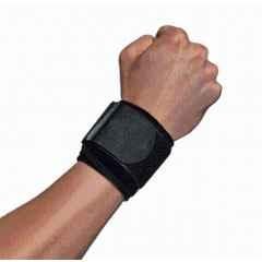 Matrica Black One Size Adjustable Wrist Compression Strap with Wrist Support, Size: Free