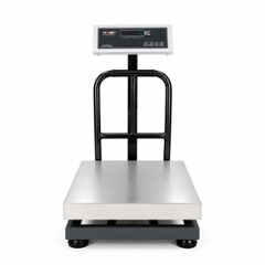 Monet 16x16 inch 100kg Stainless Steel Platform Weighing Scale with Dual Display & 2 Days Battery Backup