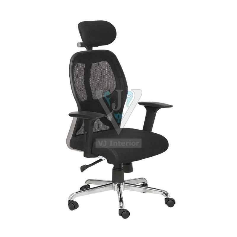 VJ Interior 18 inch Black Mesh Executive Chair, VJ-1276