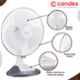Candes Desker 80W White Silver Automatic Oscillation Table Fan, Sweep: 400 mm