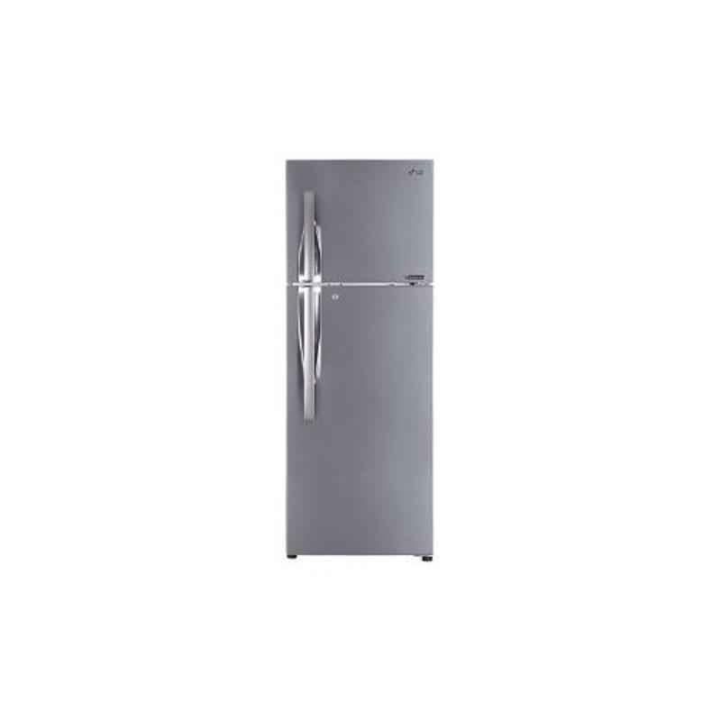 LG 335L 3 Star Shiny Steel Smart Inverter Refrigerator, GL-I372RPZY
