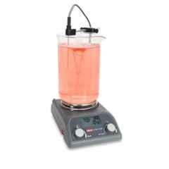 Remi 5L Magnetic Stirrer with Stainless Steel Hot Plate, LCD Display of Speed & Temperature with External Pt-1000 Probe & Stand, Model: 5 MLH Plus