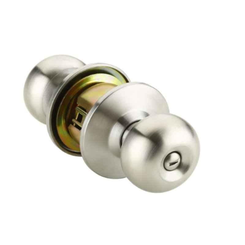 IPSA 35-50mm Stainless Steel Cylindrical Lockset Tubular Door Knob for Bathroom without Key, 3658A