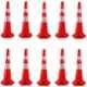 Ladwa SAND FILLED 750mm Reflective Strips Collar Ballast Road Traffic Safety Cone, LSI-SFC-P10 (Pack of 10)