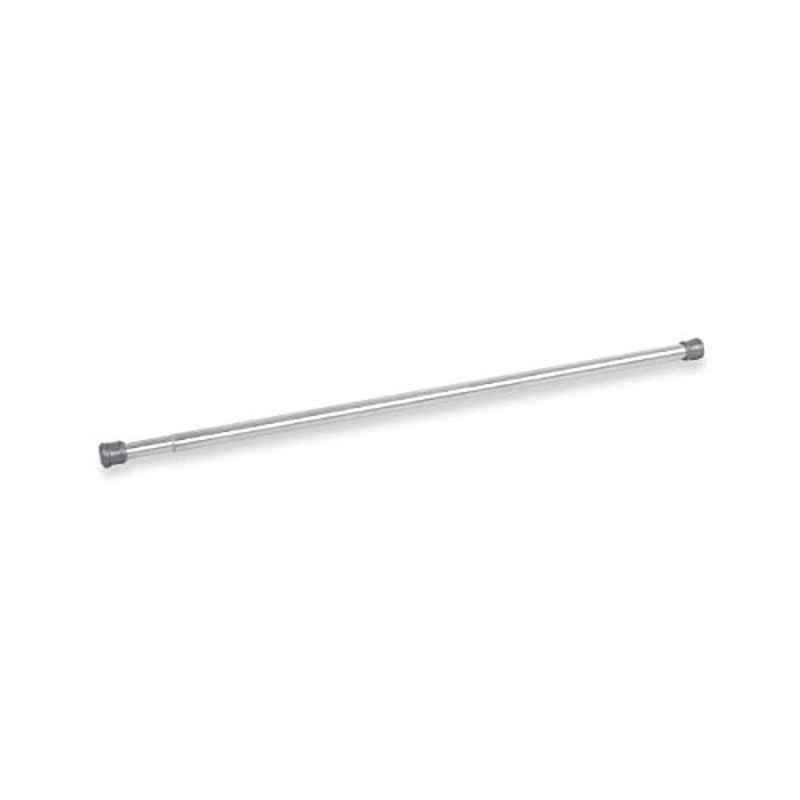 Honey-Can-Do 60 inch Stainless Steel Chrome Finish Silver Shower Rod, BTH-03104