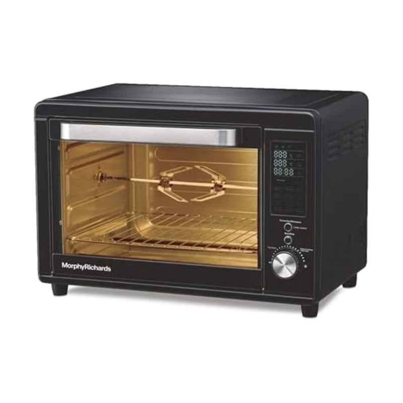 Morphy Richards 29RCAD Digi 29 Litre 2000W Black Digital Oven Toaster Griller with Air Fryer & 2 Years Warranty, 510057