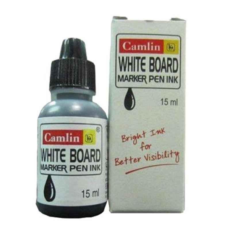 Camlin 15ml Black White Board Marker Pen Ink, MP100P3682 (Pack of 100)
