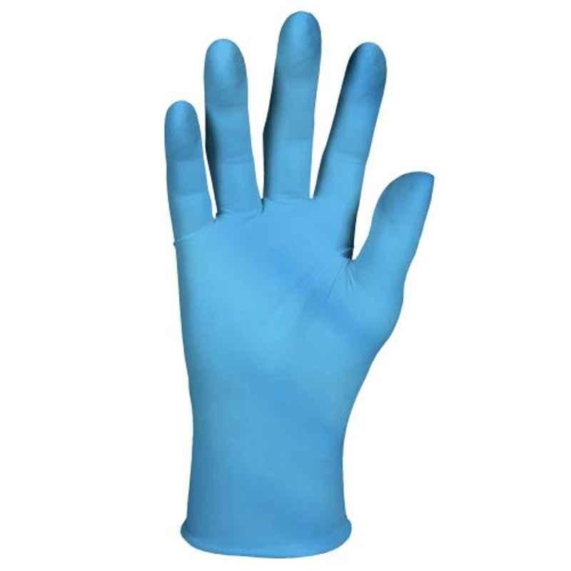 Kleenguard G10 100 Pcs 6 Mil Ambidextrous Powder Free Blue Large Nitrile Glove Box, 57373 (Pack Of 10)