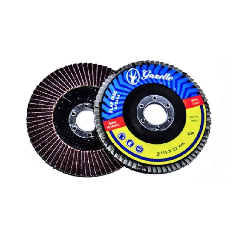 Gazelle GFDA4120G 100mm 120 Grits Aluminium Oxide Flap Disc