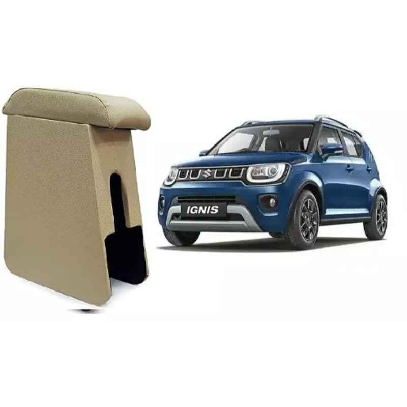 Buy Sca Beige Wooden Maruti Suzuki Ignis All Model Armrest Console Online At Price 1467