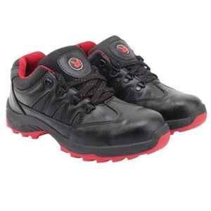 Hillson Swag 1903 Synthetic Leather Low Ankle Metal Toe Black Work Safety Shoes, Size: 6