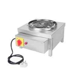 Khushi Udyog Stainless Steel Silver Single Burner Electric Bhatti Coil Stove