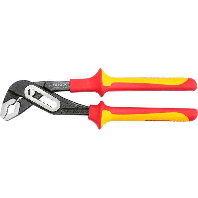 Yato 250mm VDE-1000V CrV Insulated Water Pump Plier,YT-21161
