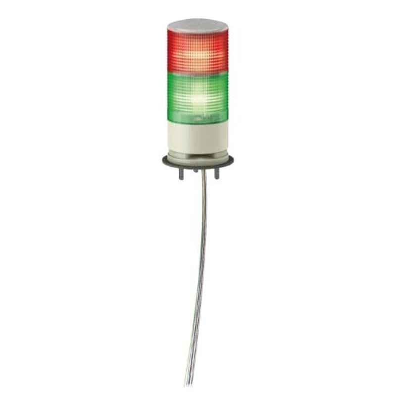 Schneider Electric 24V RG LED Tower Light with Base Mounting, XVGB2W