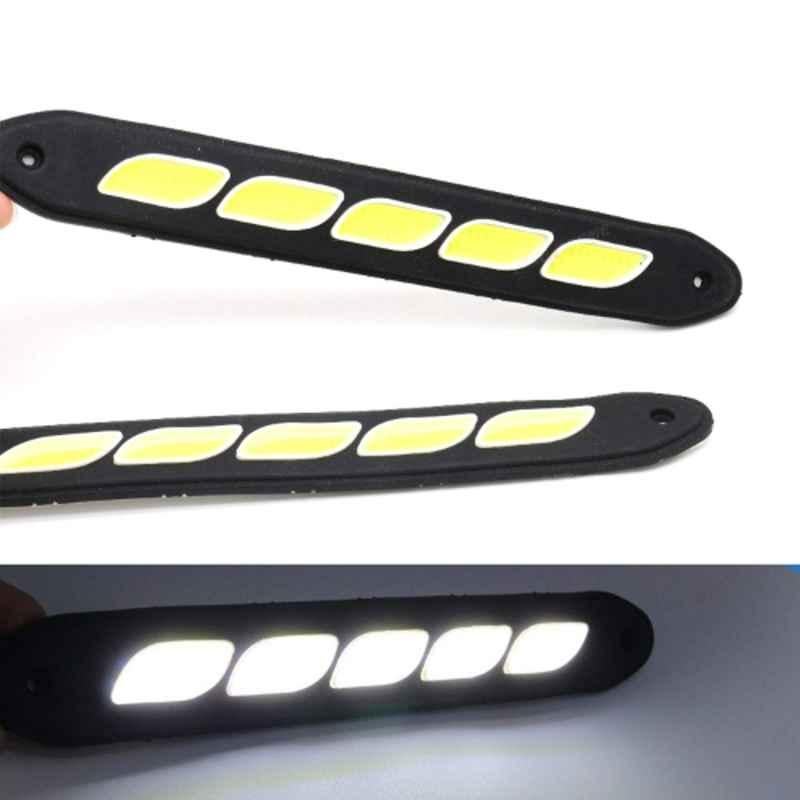AllExtreme EXDRLP2 Patch & White Daytime Running Light Waterproof Flexible Working LED Light
