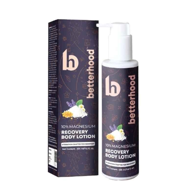 Betterhood 225ml Magnesium Body Lotion for Recovery, Ease Soreness, Relax Muscles & Support Deep Rest (Pack of 2)