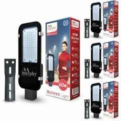 Murphy Galaxy 60W 6500K Aluminium Cool White Outdoor LED Street Light (Pack of 4)