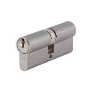 Union 64mm Satin Chrome Euro Profile Double Cylinder Lock, XPC064DCSC